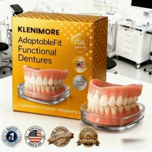 🌎Ends Today: 70% OFF! ⏰KLENIMORE™ Medical Full Denture with Strong Suctiond🦷Obtain American Dental Association (ADA) Certification