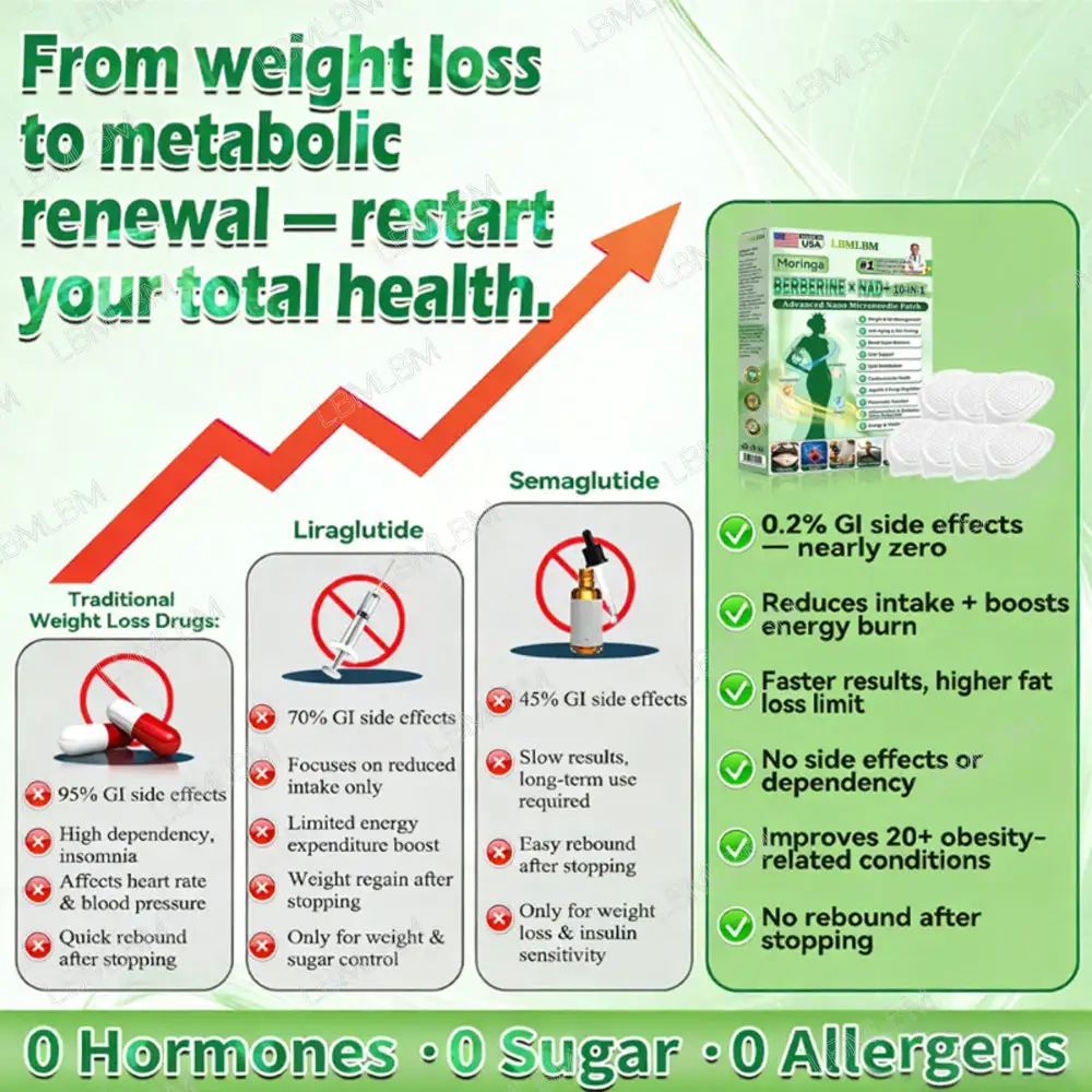 𝐎𝐟𝐟𝐢𝐜𝐢𝐚𝐥 𝐒𝐭𝐨𝐫𝐞 🇺🇸 |KLENIMORE™ Moringa·Berberine × NAD+ 10-in-1 Nano Microneedle Patch – Daily, Visible Results in 7 Days ✅ For Weight, Skin, Diabetes & Joint Health 🗽