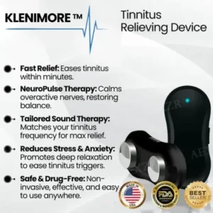 KLENIMORE™ Tinnitus Relieving Device