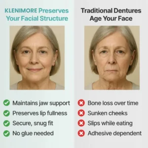 🌎Limited-Time Sale Ends Easter! ⏰KLENIMORE™ Medical Full Denture with Strong Suctiond🦷Obtain American Dental Association (ADA) Certification