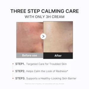 KLENIMORE 3H Daily Relief Cream - Guaiazulene & Centella Soothing Moisturizer for Sensitive Skin