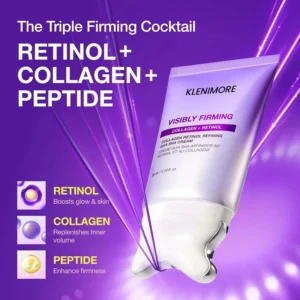 KLENIMORE™ Collagen Retinol Gua Sha Neck Cream — Lift & Firm