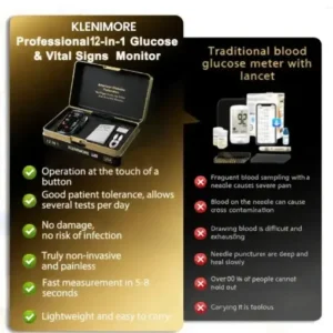 KLENIMORE™ Non-Invasive Blood Glucose Meter 99.9% Accuracy