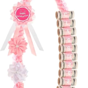 🎓 KLENIMORE™ 2026 Graduation Money Lei with Cash Holder 💵✨ 48 Inch Extra Long Braided Ribbon Lei 🎀 DIY Graduation Garland for Cash Gifts 💰 Class of 2026 Grad Party Decorations 🎉