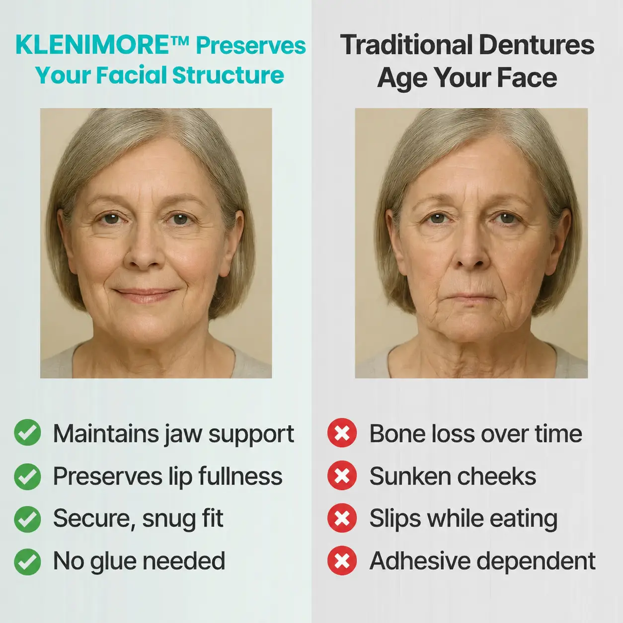 ⏰ KLENIMORE™ Custom-Fit Dentures ENDS TODAY 70% OFF | Smile with Confidence