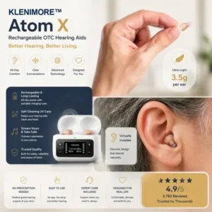 KLENIMORE™ Atom X Smart Hearing Aids — Hear Clearly, Feel Confident Again