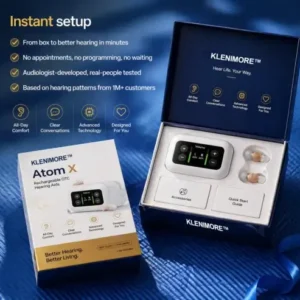 KLENIMORE™ Atom X Smart Hearing Aids — Hear Clearly, Feel Confident Again