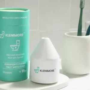 KLENIMORE™ Pro A chemical-free water treatment that keeps your toilet bowl clean.