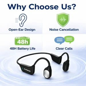 🔥 Final 2 Hours : Only Limited Stock Left🏆KLENIMORE®  Bone Conduction Smart Hearing Headphones （Mayo Clinic Recommended）