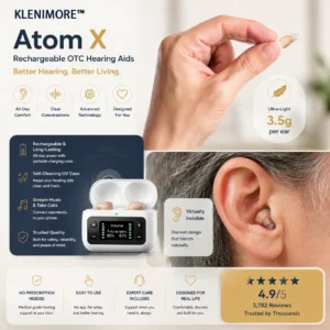 🔥 Today Only! KLENIMORE™ Atom X Smart Hearing Aids — Hear Clearly, Feel Confident Again 💖