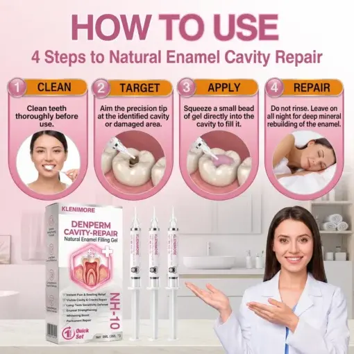 KLENIMORE DenPerm Cavity-Repair Natural Enamel Filling Gel