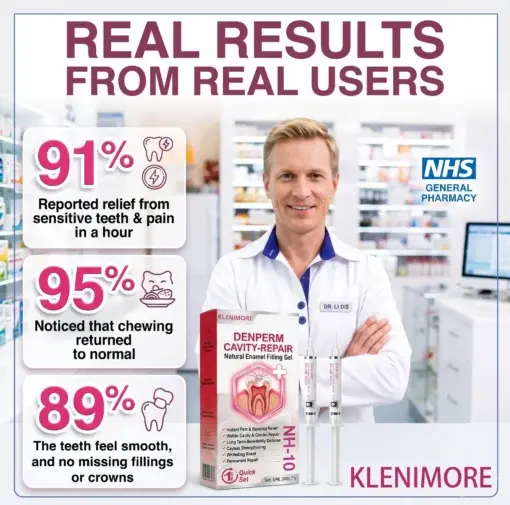 KLENIMORE DenPerm Cavity-Repair Natural Enamel Filling Gel